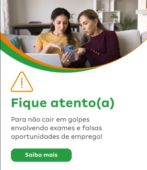 Fique atento para não cair em golpes